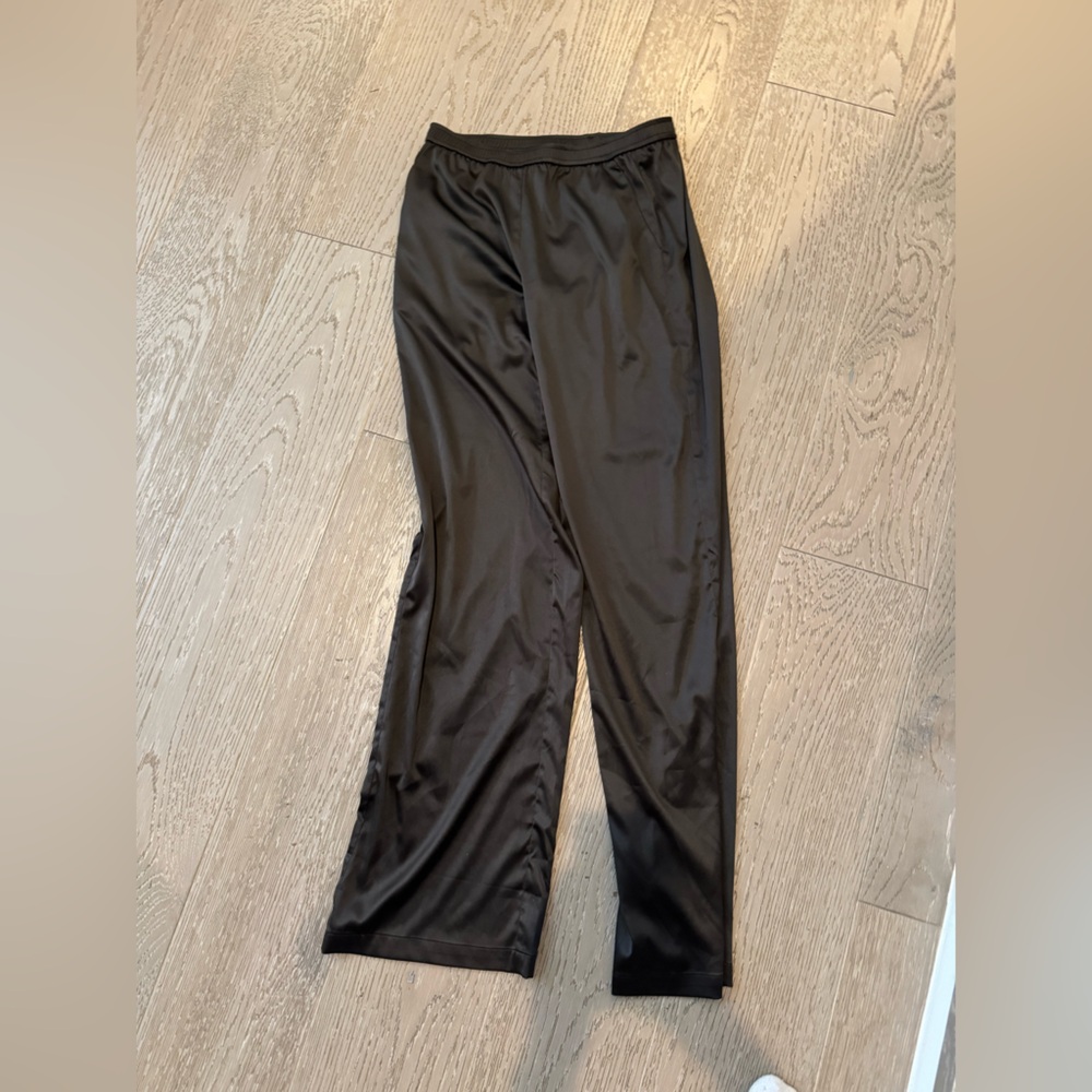 Market Black high waisted silky pants